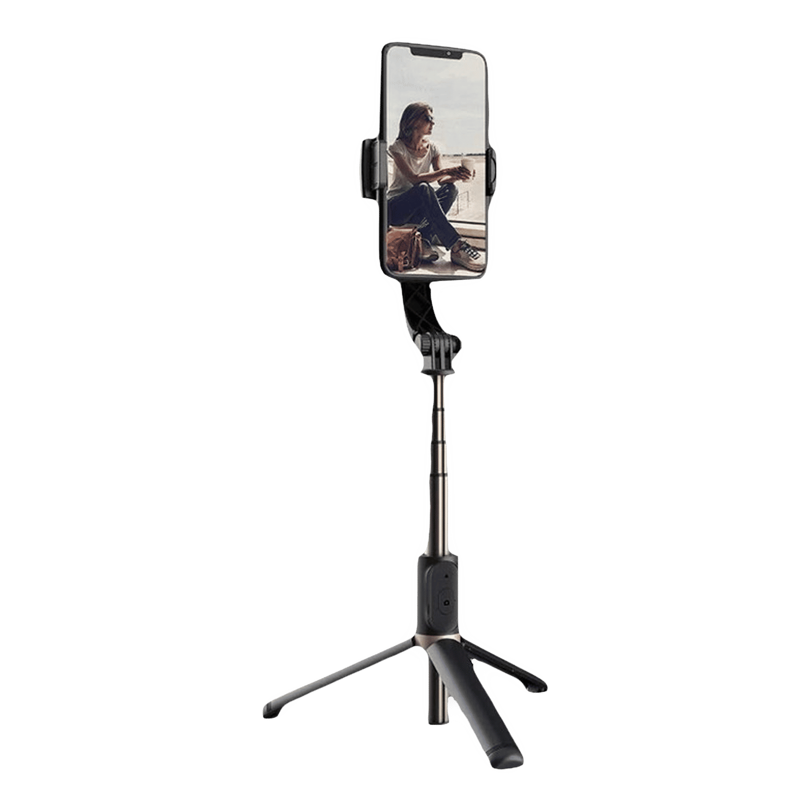 Buy Vaku Adjustable Selfie Stick with Tripod for Mobile with Remote (2